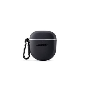 Bose Étui  pour Les écouteurs QuietComfort Earbuds II, revêtement de Protection en Silicone, avec Mousqueton en Aluminium pour Les emmener Partout, Triple Black - Publicité