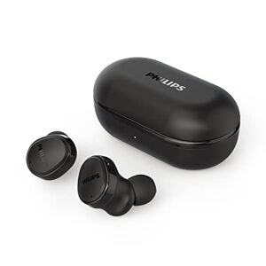 Philips TAT4556BK/00 True Wireless Casque Sans Fil Avec Annulation Active Du Bruit Hybride, Écouteurs Intra-Auriculaires D'une Autonomie De 29 Heures Avec Étui Portable, Noir - Publicité