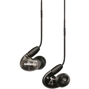 Shure AONIC 4 Écouteurs Isolants du Son Filaire, Hybride à Double Pilote, Ajustement Intra-Auriculaire, Câble Détachable, Compatible avec les Appareils Apple et Android Noir - Publicité