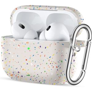 Easuny Coque AirPods Pro 2/1 (2022/2019), Silicone AirPods Pro 2 Case, Plastique Recyclé Housse Compatible avec Apple AirPods Pro (2ᵉ génération), Étui AirPods Pro 2 avec Mousqueton LumièreStellaire - Publicité