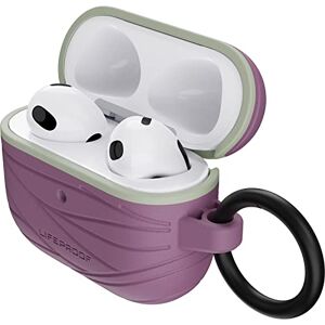 LifeProof Coque  pour AirPods 3e Gen 2021, antichoc, anti-chute, ultra-mince, anti-rayures et anti-éraflures pour Apple AirPods, Mousqueton inclus, Fabriqué de manière durable, Mauve - Publicité