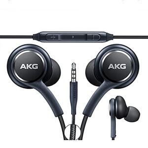 AKG BestTrendy Deux Écouteurs Intra-Samsung avec Microphone Mains Libres compatibles avec Divers appareils Samsung–Gris Titane - Publicité