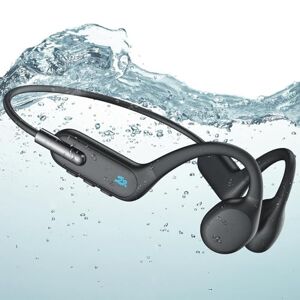 Casque étanche avec lecteur MP3 intégré 8gb – noir – INKI