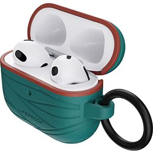 LifeProof Coque  pour AirPods 3e Gen 2021, antichoc, anti-chute, ultra-mince, anti-rayures et anti-éraflures pour Apple AirPods, Mousqueton inclus, Fabriqué de manière durable, Teal - Publicité