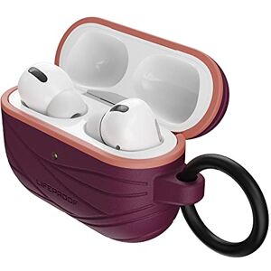 LifeProof Coque  pour AirPods Pro, antichoc, anti-chute, ultra-mince, anti-rayures et anti-éraflures pour Apple AirPods, Mousqueton inclus, Fabriqué de manière durable, Violet Foncé - Publicité