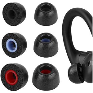 GEEKRIA Lot de 3 Paires d'embouts Confortables sans Fil en Mousse à mémoire de Forme compatibles avec Les écouteurs Intra-Auriculaires de 4,5 à 6,3 mm,Embouts en Mousse de Bruit/Embouts (S/M/L-Court) - Publicité