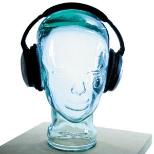 AMP3 Luxury Glass Head Headphones Stand - Publicité