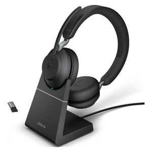 Jabra Micro-casque Jabra Evolve2 65 MS Stereo avec support de chargement USB-C