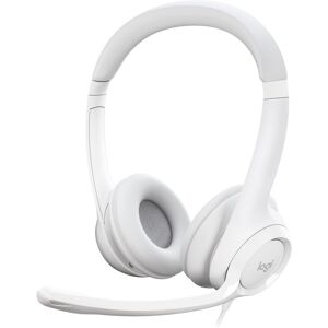 Logitech H390 Casque Avec fil Arceau Bureau/Centre d'appels USB Type-A Blanc