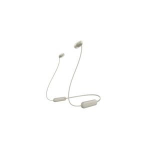 Sony Ecouteurs Intra Auriculaire Tour De Cou Sans Fil Bluetooth Sony Wi C100 Beige