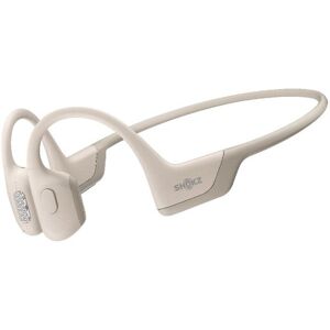 Shokz Openrun Pro - Casque conduction osseuse Beige Taille unique - Publicité