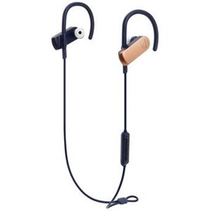 Audio-Technica SonicSport ATH-SPORT70BT - Écouteurs avec micro - intra-auriculaire - montage sur l'oreille - Bluetooth - sans fil - rose gold Rose gold - Publicité