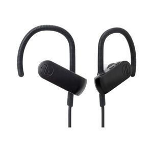 Audio-Technica SonicSport ATH-SPORT50BT - Écouteurs avec micro - intra-auriculaire - montage sur l'oreille - Bluetooth - sans fil - noir Noir - Publicité
