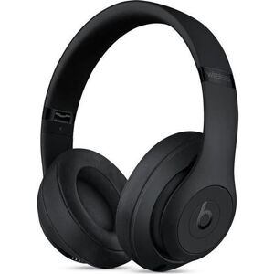 Non communiqué Beats Studio3 Casque circumauriculaire Bluetooth Sans Fil Avec Réduction du Bruit, 22 Heures D'écoute, Noir Mat Noir - Publicité