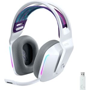 Casque gaming sans fil Logitech Lightspeed RVB G733 Blanc Blanc - Publicité