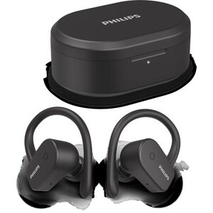 Ecouteurs intra-auriculaires sans fil Sport Bluetooth Philips TAA5205BK Noir Noir - Publicité