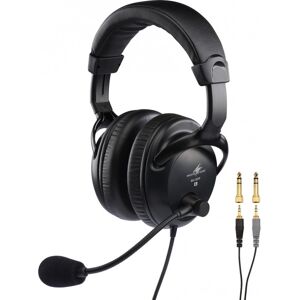 MONACOR BH-009 Casque stéréo professionnel avec micro serre-tête dynamique - Casques o casques audio