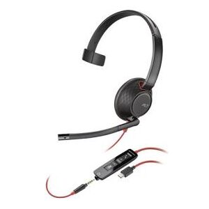 Blackwire C5210 casque MS USB-C/A+Jack - 1 écouteur