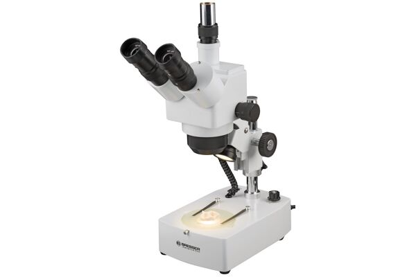 Illustration du produit Microscope Stéréo Trinoculaire Bresser Advance Icd 10x-160x Zoom Noir