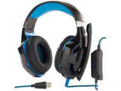 Mod It Micro-casque lumineux USB spécial Gaming GHS-400.LED - son Surround 7.1