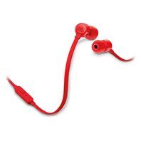 JBL ακουστικά handsfree t110 red  - red