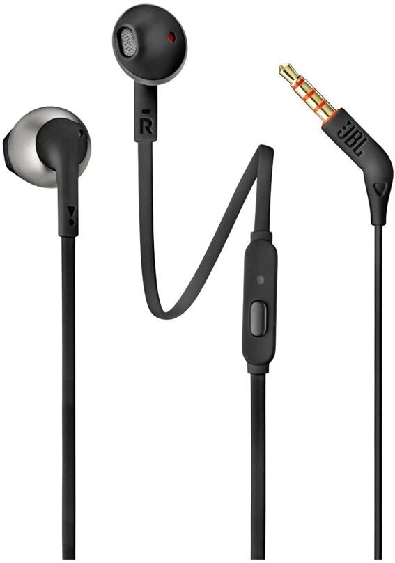 JBL ακουστικά handsfree t205  - black