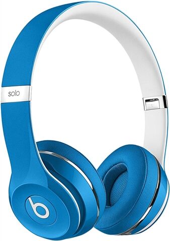 Refurbished: Beats by Dr. Dre Solo2 On-Ear (Luxe Edition) - Blue, B