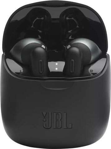 Refurbished: JBL Tune 225TWS Bluetooth In-Earbuds W/Charging Case - Black, B