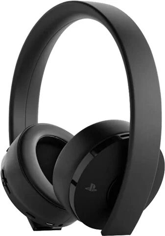 Refurbished: Sony PlayStation 4 Gold Wireless Headset Black 7.1 (2018)