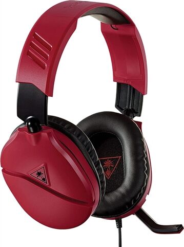 Refurbished: Turtle Beach Recon 70P Black/Red Headset (PS5/PS4)