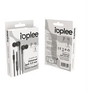 IOPLEE Auricolare In-ear a filo con connettore Jack 3.5 mm - Nero