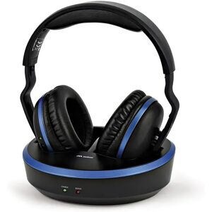 Meliconi HP COMFORT cuffia e auricolare Cuffie Wireless A Padiglione MUSICA Nero, Blu