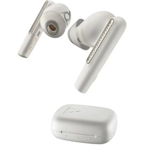 POLY Cuffia con microfono  Auricolari bianco sabbia Voyager Free 60 UC M + Adattatore BT700 USB-C Custodia per ricarica di base [7Y8L6AA]