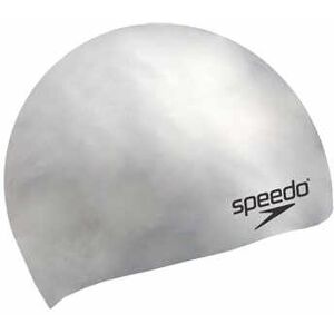 Speedo Plain Moulded Silicone - cuffia Grey