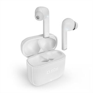 SBS Auricolare Bluetooth Teeartwsbeatfreebtw-bianco