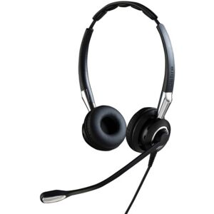 Jabra Biz 2400 II USB Duo CC Auricolare Cablato A Padiglione Ufficio Nero, Argento (2499-829-309)