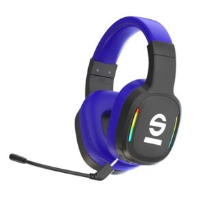 Celly Sparco SPWHEADPHONEPRO cuffia e auricolare Cuffie Wireless A Padiglione Giocare USB tipo-C Nero, Blu (SPWHEADPHONEPRO)