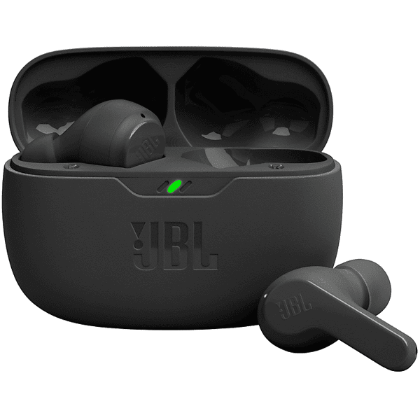 jbl wave beam auricolari wireless, nero