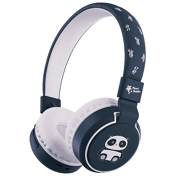 urbanista planet buddies cuffie bt cuffie wireless, wireless - pippin the panda black/nero