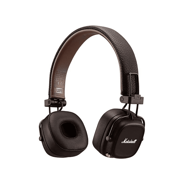 marshall major iv cuffie wireless, brown