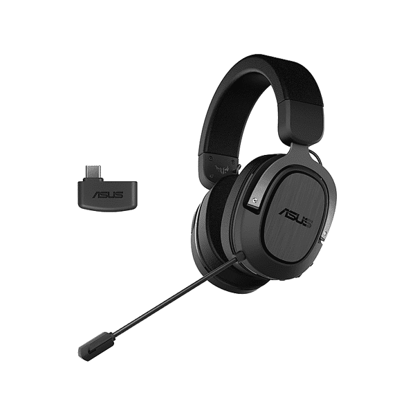 asus tuf gaming h3 wireless cuffie gaming, nero