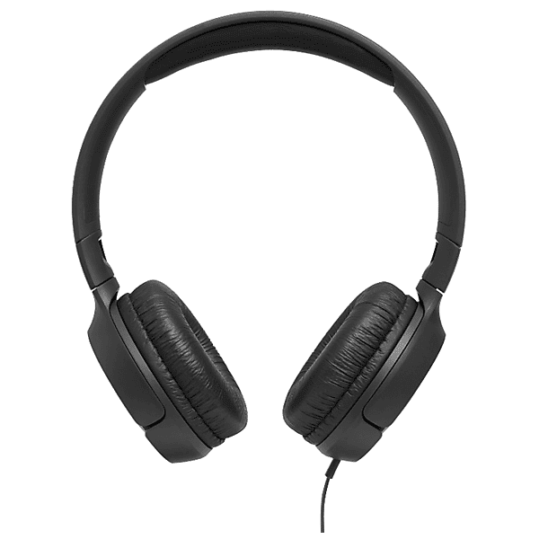 jbl tune 500 black cuffie, nero