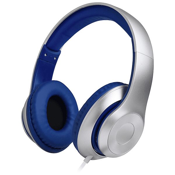 wave hpm117s cuffie, silver/blu