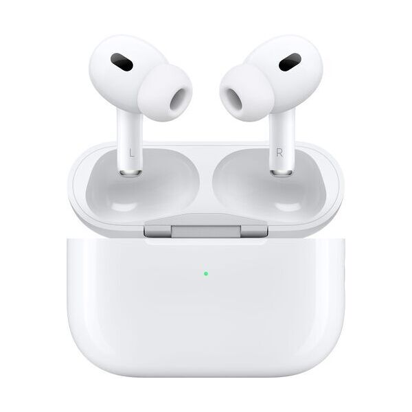 apple airpods pro 2   bianco   custodia di ricarica (magsafe)   lightning