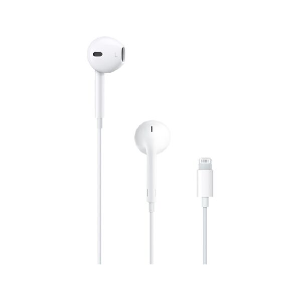 apple mmtn2zma cuffie auric.earpods c/connettore lightning bianco