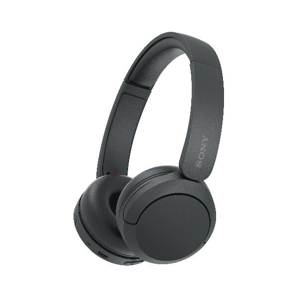 sony whch520b  cuffie bluetooth wireless wh-ch520 - durata della batteria fino a 50 ore con ricarica rapida, stile on-ear - nero