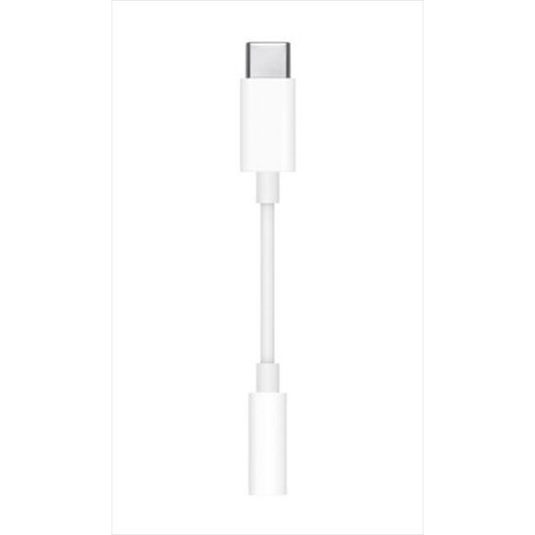 apple usb-c to 3.5 mm headphone jack adapter-bianco