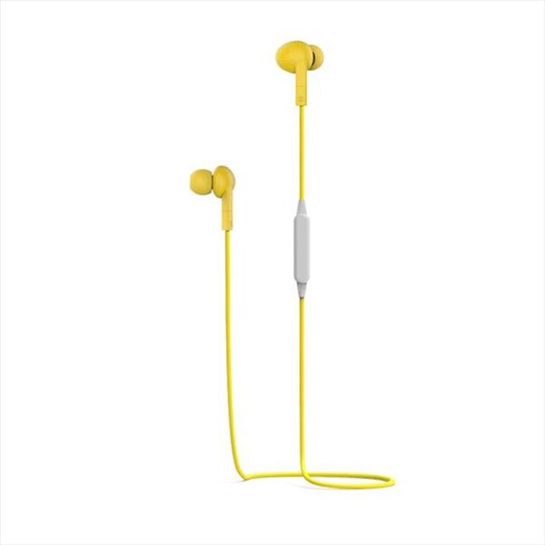 pantone pt-we001y stereo bth earphone-giallo/plastica