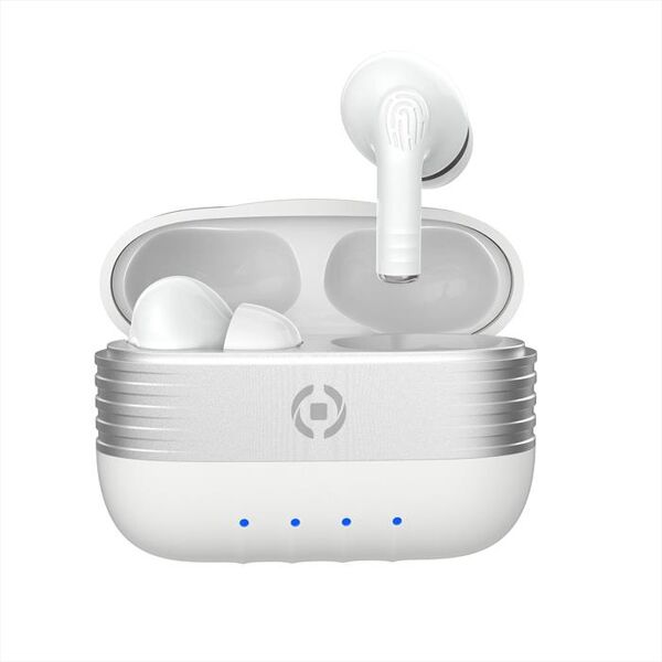 celly slim1 bluetooth earphones-bianco