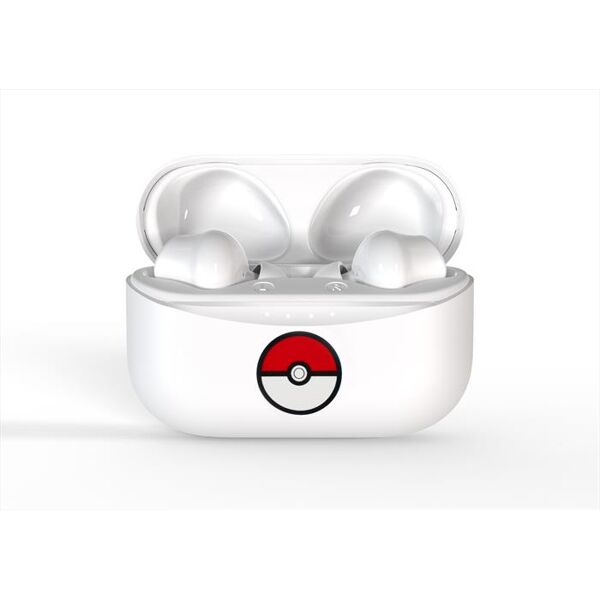 otl auricolari bluetooth pokemon pokeball earpods-white red
